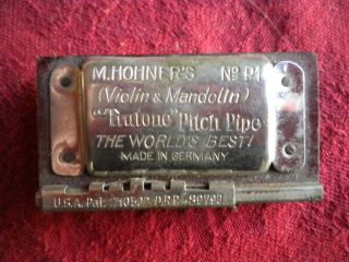 Vintage Hohner Violin Mandolin Pitch Pipe No.  P1 Made In Germany photo