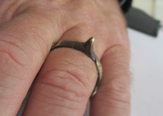 Georgian Secret Spiked Knuckle Duster Ring ? photo