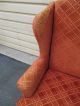 51651 Pair Henredon ?? Wing Chair S Armchair S With Slip Covers Post-1950 photo 5