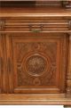 Great Antique French Highly Carved Oak Renaissance Henry Ii Buffet Server 1900-1950 photo 9