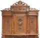 Great Antique French Highly Carved Oak Renaissance Henry Ii Buffet Server 1900-1950 photo 10