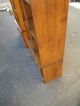 51249 Pair Ethan Allen ?? Maple Bookcase Cabinet S With Drawer Post-1950 photo 5