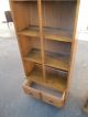 51249 Pair Ethan Allen ?? Maple Bookcase Cabinet S With Drawer Post-1950 photo 8