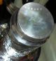 Antique Sterling Silver Overlay Chased Roses Kitchen Or Vanity Jar Bottle Boxes photo 5