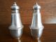 Pair Of Duchin Creation Sterling Silver & Glass Salt & Pepper Shakers Salt & Pepper Shakers photo 1