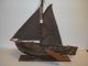 Nautical Collectible Wooden Dutch Botter 1900 ' S Style Model Ship From A.  M. Model Ships photo 1
