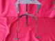 Vintage Wrought Iron Trivet Stand With Wood Handle & Brass Plate Trivets photo 3