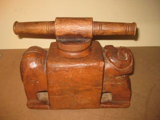 Antique Early Primitive Wood Maker Sheep Cheese Press Drainer Box Mold Very Rare photo