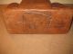 Antique Early Primitive Wood Maker Sheep Cheese Press Drainer Box Mold Very Rare Primitives photo 6