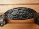 Ornate Cast Iron Industrial Dock Handle Victorian Coach House Door Pull Irish Door Knobs & Handles photo 5