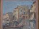 Alfred Quertant Listed French Artist - Oil On Board Canal Des Martiques/ Cannes Other photo 3