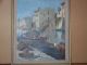 Alfred Quertant Listed French Artist - Oil On Board Canal Des Martiques/ Cannes Other photo 5