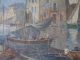 Alfred Quertant Listed French Artist - Oil On Board Canal Des Martiques/ Cannes Other photo 6