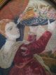 Extraordinary 19th C Antique Needlepoint/petit Point French Tapestry Figurines photo 2