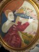 Extraordinary 19th C Antique Needlepoint/petit Point French Tapestry Figurines photo 3