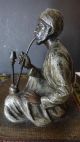 Antique Austrian Cold Painted Bronze Scalpture Statue By Franz Bergman Vienna Metalware photo 10