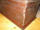 Antique Treadle Sewing Machine Cherry Cabinet Coffin Cover Top Sewing Machines photo 10