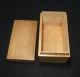 B695: Japanese Wooden Storage Box For Two Tea Caddies Satsu - Bako Popular Kiri Bowls photo 2