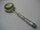 Silver Plated Sugar Sifter Tea Lemon Strainer Serving Spoon Ladle Usa 1870s Rare Other photo 4