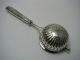 Silver Plated Sugar Sifter Tea Lemon Strainer Serving Spoon Ladle Usa 1870s Rare Other photo 5