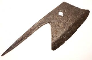 Antique - Medieval Iron Cleaver Ca 1000 - 1300 Ad - 2 photo