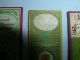 Collection Of (5) Antique Microscope Slides: Decorative Paper Covers.  Nr Other photo 3