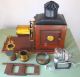 Large 19thc Mahogany & Brass Magic Lantern By Newton & Co Complete & Working Other photo 5