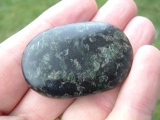 Very Old Roman? Medieval? Polished Stone Metal Detecting Find. photo
