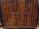 French Oak 3 Door Icebox With Marble Top 1900-1950 photo 1