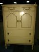 Vintage French Country Cottage 4 Piece Bedroom Set Dresser Vanity Chic Shabby Post-1950 photo 1