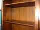 Pair Vintage Bookcases Wood Bookshelf Mid Century Modern 1974 By May Co. Post-1950 photo 6