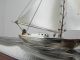 Finest Quality Antique Signed Japanese Sterling Silver Model Yacht Ship By Seki Other photo 11