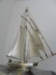 Finest Quality Antique Signed Japanese Sterling Silver Model Yacht Ship By Seki Other photo 5
