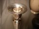 Early 20th C Chinese Export Silver Candlestick Marked Asia photo 10