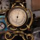 Charles W Dixey Pocket Barometer 1860 Prince Of Wales Brass Watch Stand Barometers photo 2