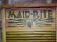 Antique Maid Rite Columbus Brass Washboard Primitive Wood Other photo 1