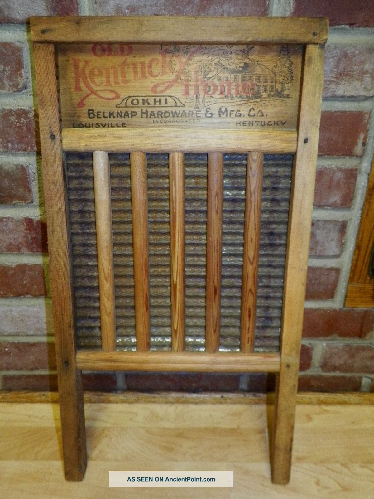 Antique Old Kentucky Home Okhi Washboard Primitive Belknap Hardware Co Kentucky Other photo