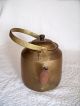 Antique Brass Tea Pot Hearth Ware photo 1