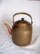 Antique Brass Tea Pot Hearth Ware photo 2