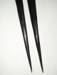 Two Antique African Hand Carved Ebony Black Wood Decorative Tribal Swords Spears Other photo 4