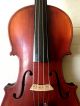 Old Antique 4/4 German Violin Stamped Heidl Powerful Tone - See Video String photo 1
