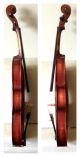 Old Antique 4/4 German Violin Stamped Heidl Powerful Tone - See Video String photo 4