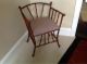 Antique Bamboo Chair Owned By Irvin Shortness Yeaworth Jr.  Dir.  Of The Blob - 1900-1950 photo 3