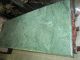 Antique Dark Mahogany And Green Marble Foyer Console Hallway Couch Table Post-1950 photo 2