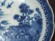 Pretty 18th C Chinese Export Qianlong Blue White Porcelain Saucer Plate Vase Porcelain photo 2