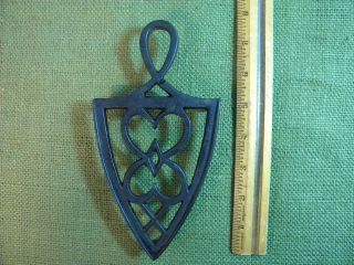 Ironstand Iron Stand Trivet Trivets Cast Iron Antique Vintage Collectible photo