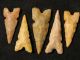 Of Five G - 8 Ancient Arrowheads Or Points Neolithic & Paleolithic photo 3