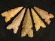 Of Five G - 8 Ancient Arrowheads Or Points Neolithic & Paleolithic photo 4