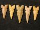 Of Five G - 8 Ancient Arrowheads Or Points Neolithic & Paleolithic photo 5