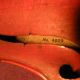 Antique J.  H.  Z.  Violin,  Bow And Hard Case For Restoration Pre 1900. String photo 1